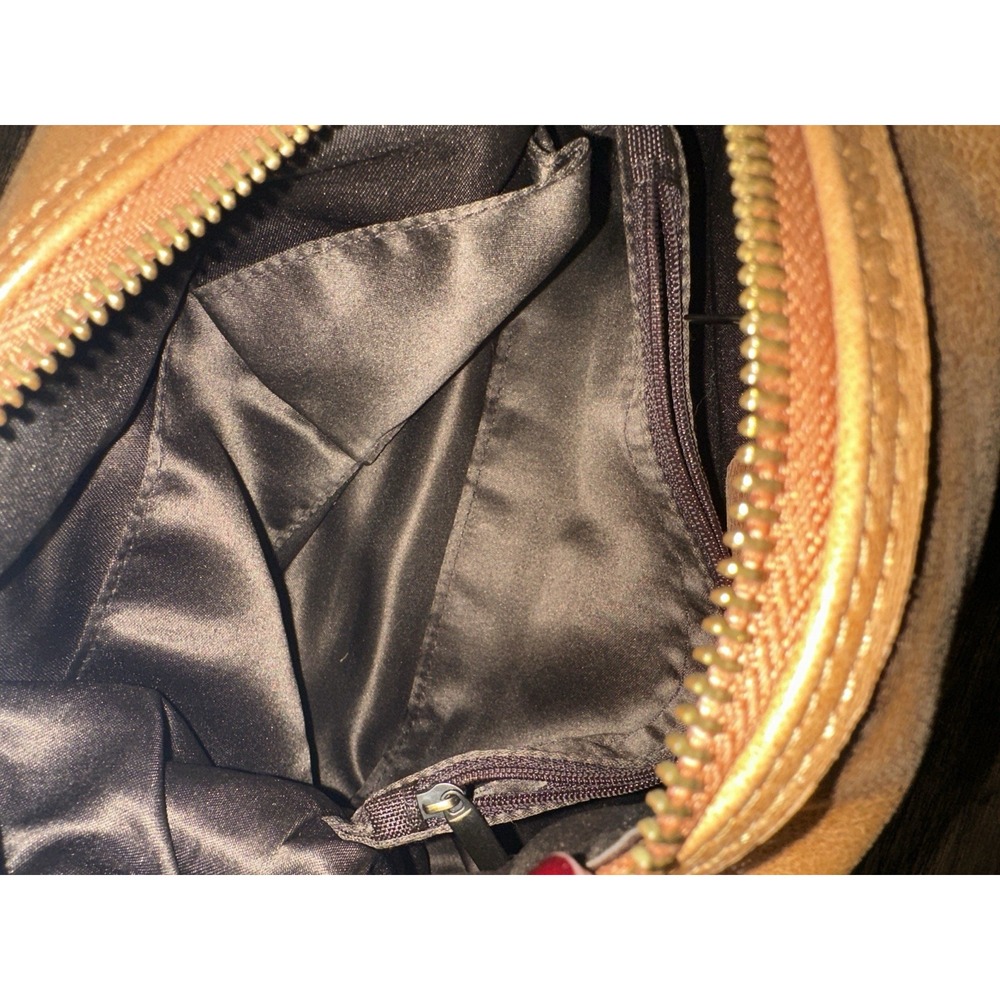 Unbranded Leather Purse Boston Bag Crossbody Shoulder Handbag Top Handle Brown - Picture 11 of 14